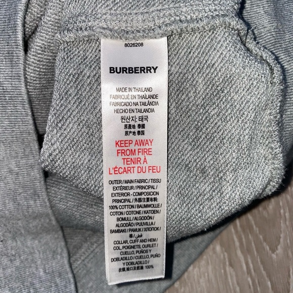 Burberry kids sz 3t crew neck sweater - Picture 6 of 7